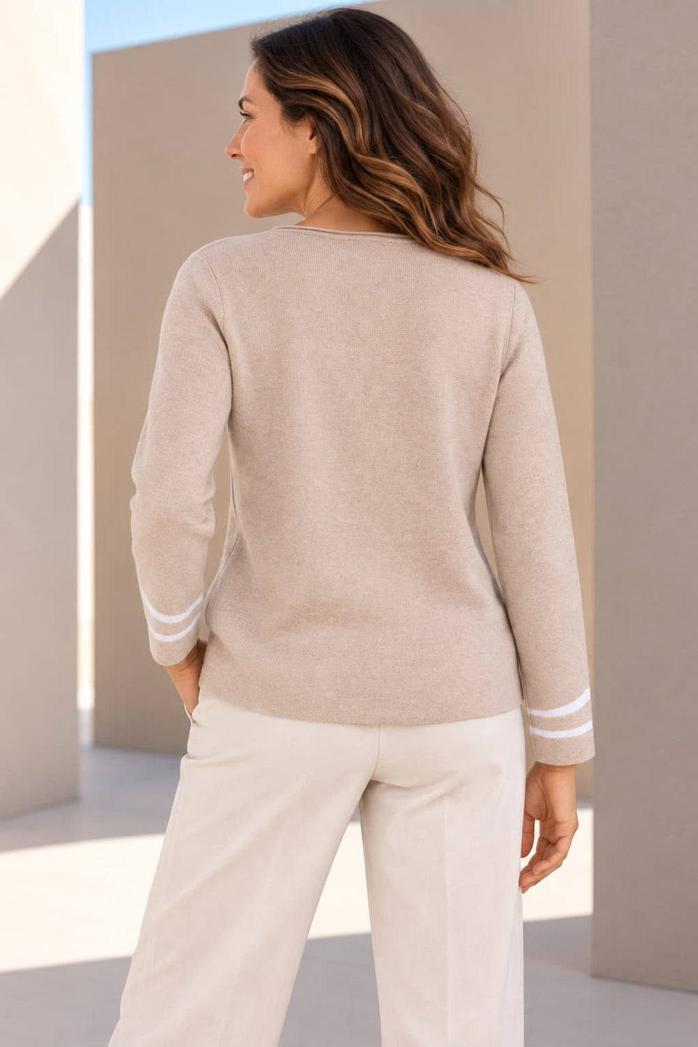 Women's kennys abstract-pattern knit sweater