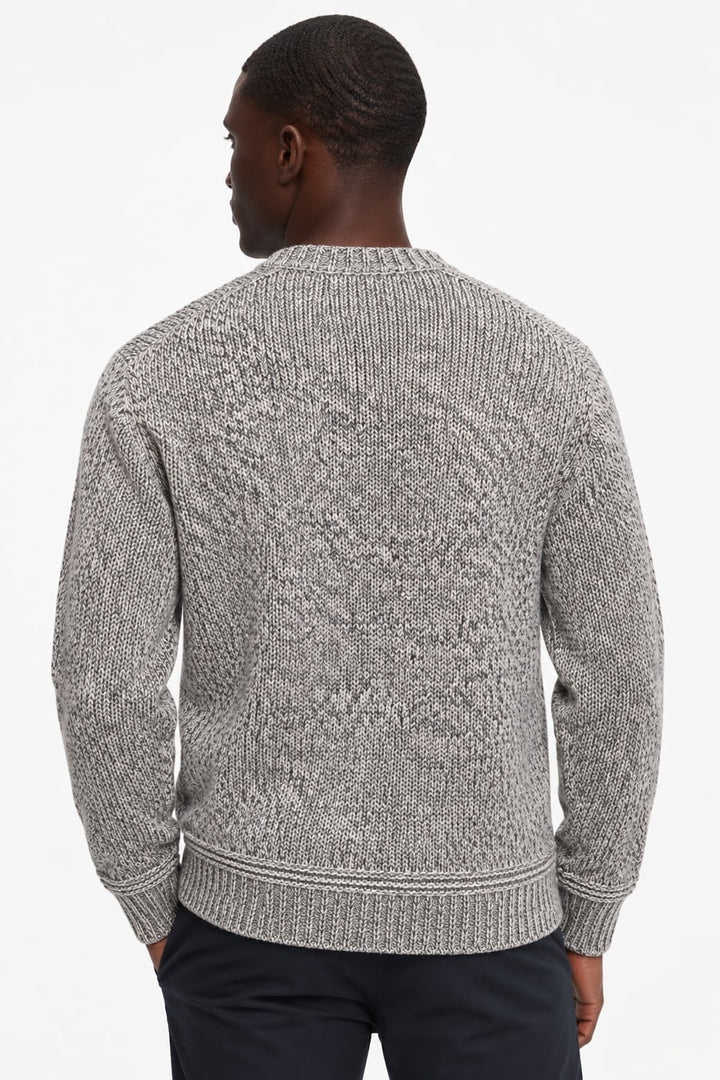 Chandail en tricot chiné pour homme Hugo Boss