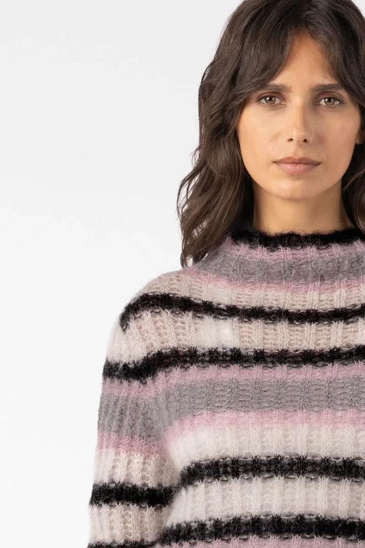Chandail en tricot rayé pour femme sarah pacini
