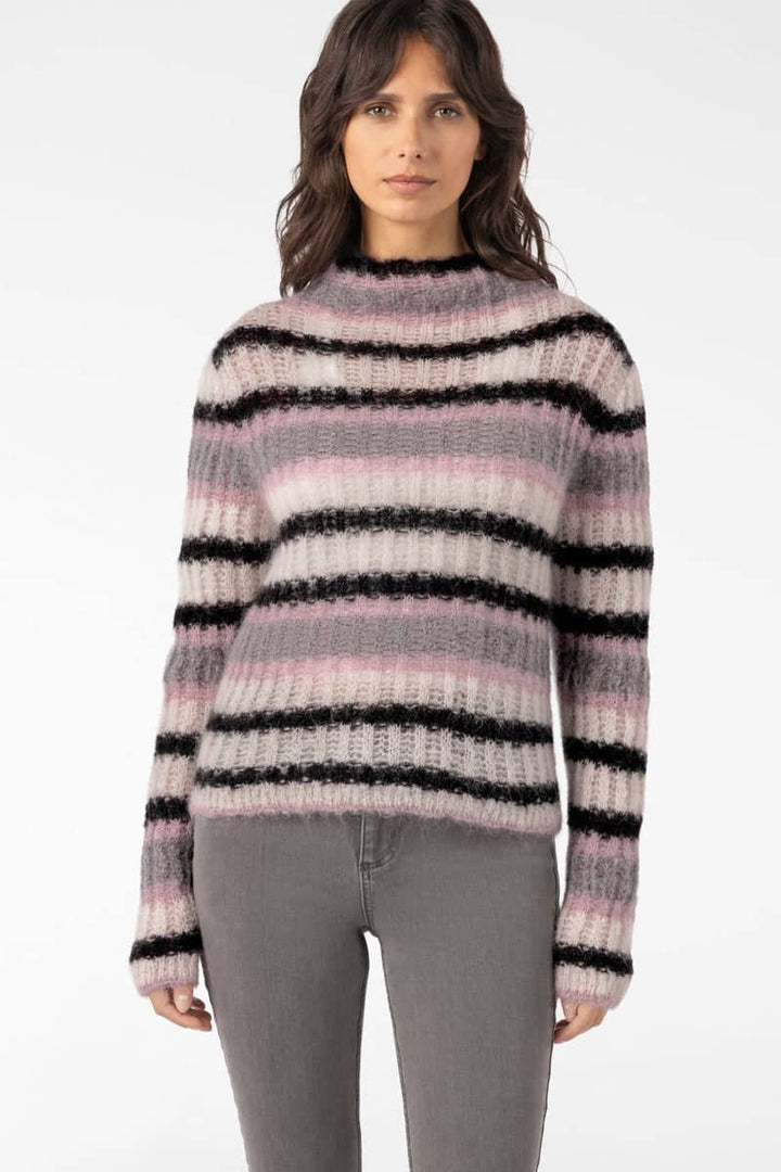 Chandail en tricot rayé pour femme sarah pacini