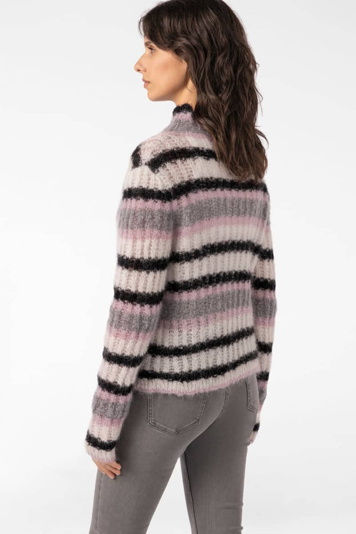 Chandail en tricot rayé pour femme sarah pacini