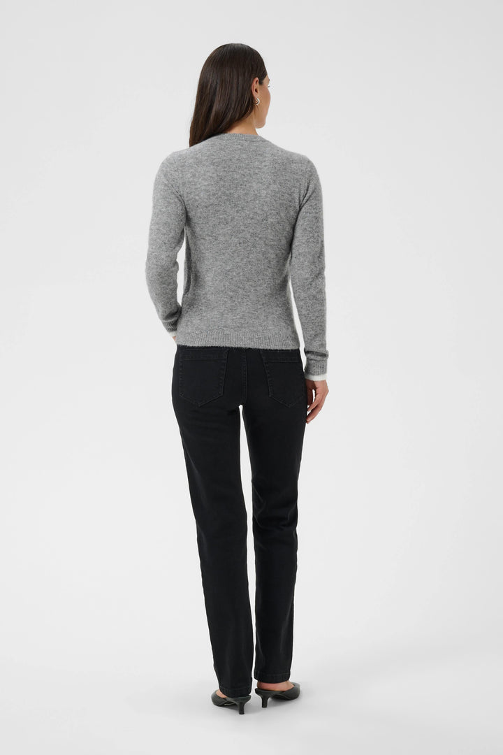 Chandail Kirini en tricot effet superposé pour femme Kaffe