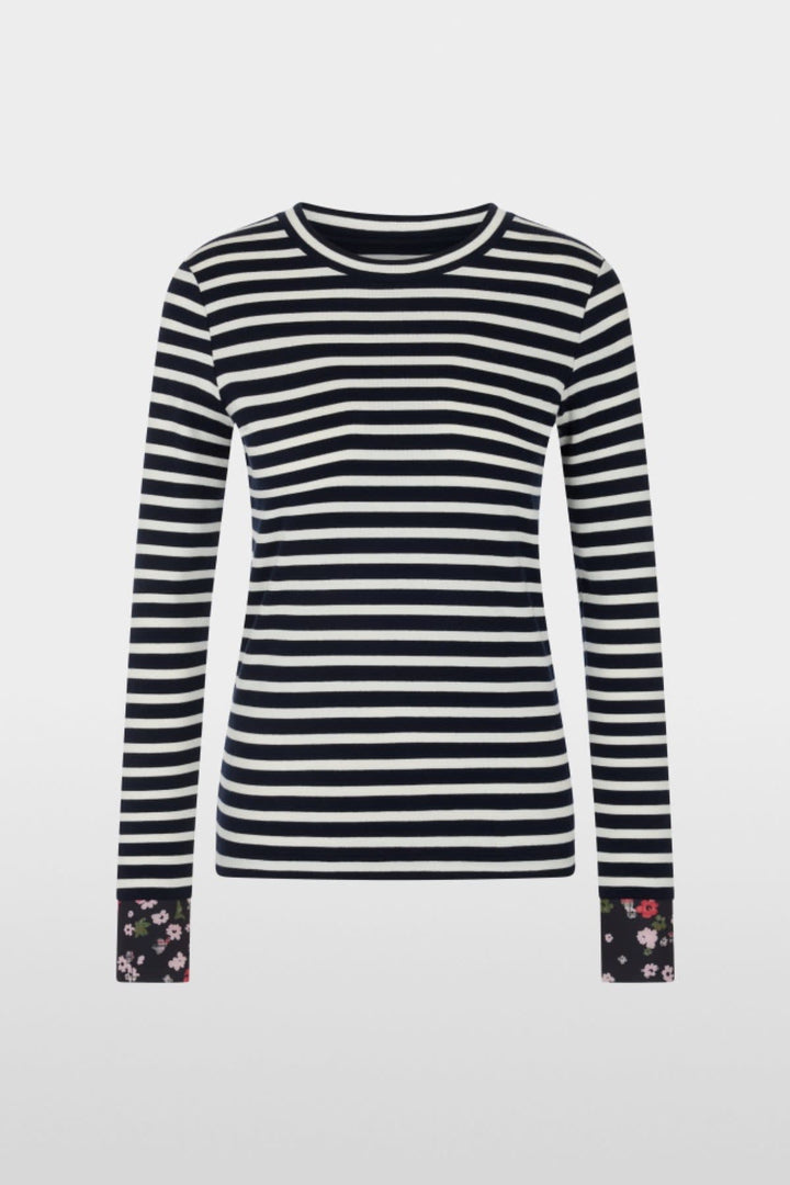Chandail rayé à manches longues pour femme Marc Cain