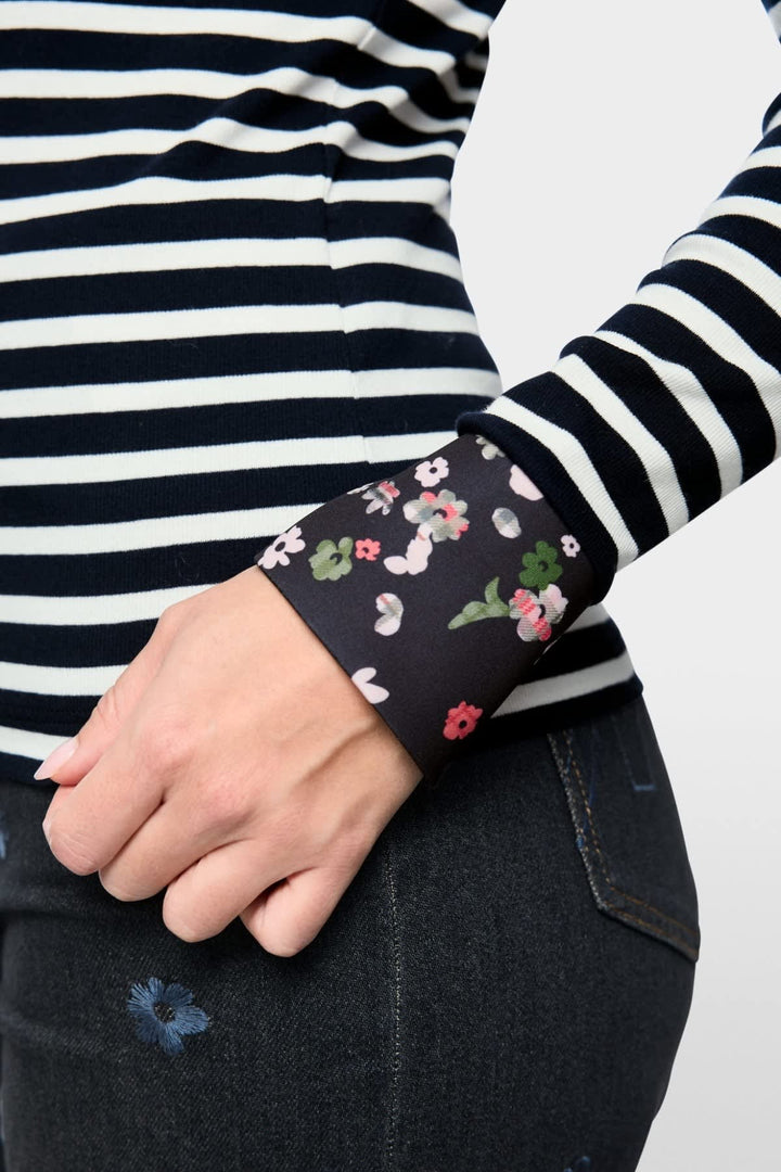 Chandail rayé à manches longues pour femme Marc Cain