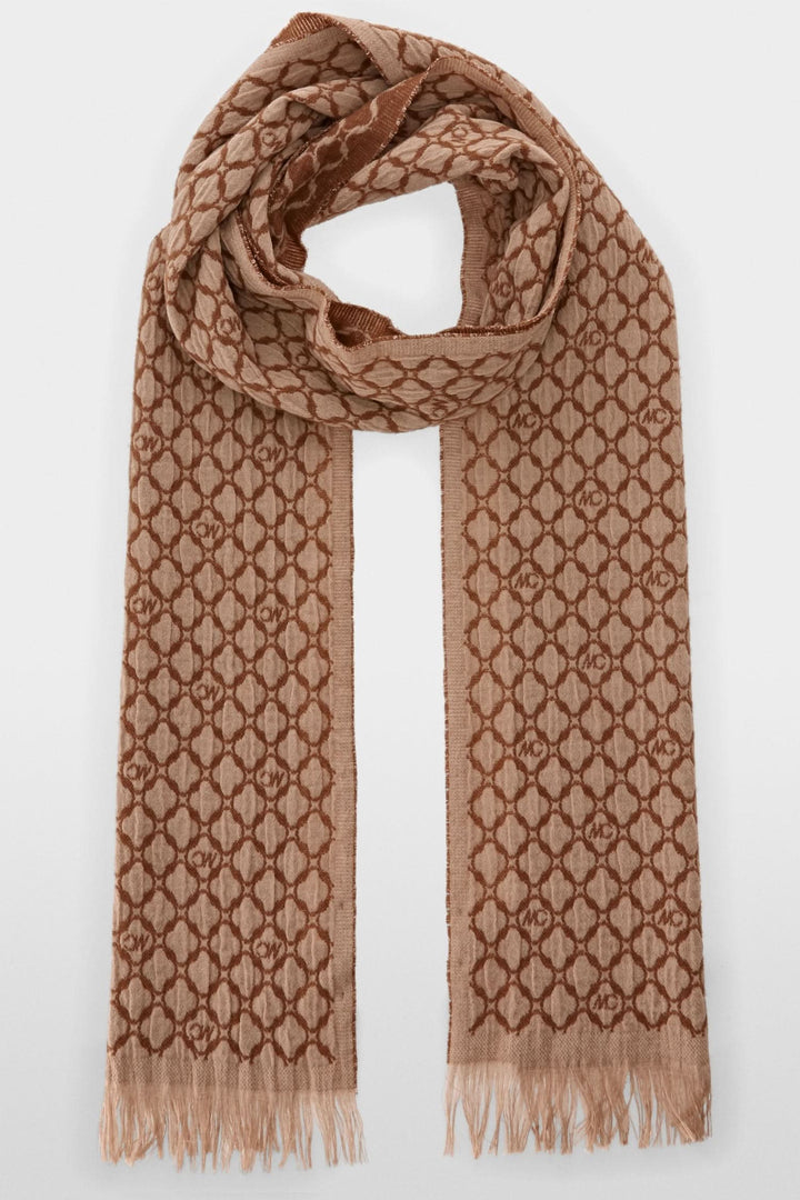 Écharpe en laine double face bicolore avec franges, motif élégant, douce et chaude, fabriquée en Italie.