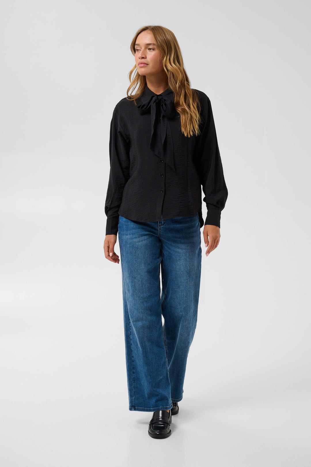 Chemise à col noué Gilda pour femme Kaffe