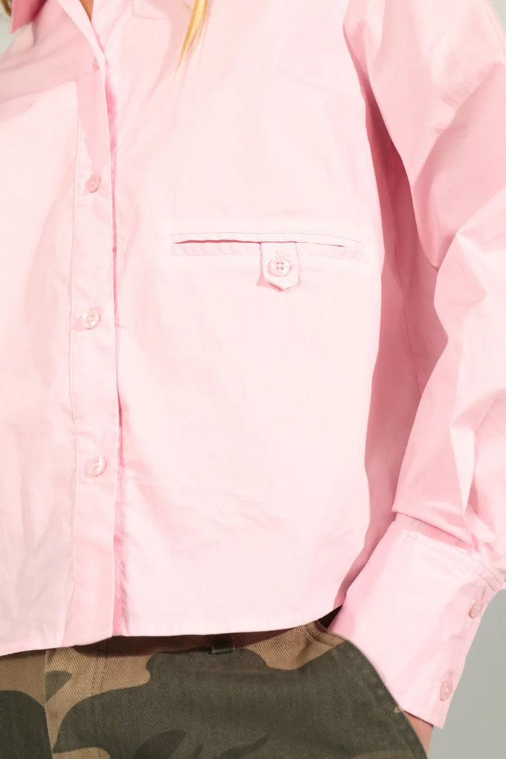 Chemise à poches avec taille ajustable pour femme Numph