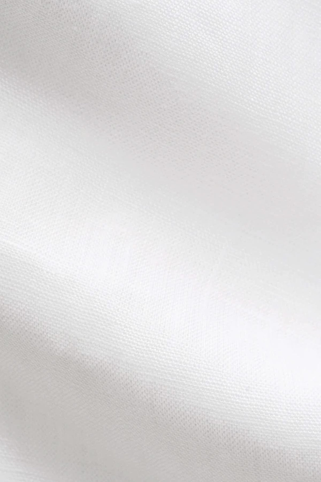 Chemise en lin bleu détail col et boutons, vue de face Eton homme - Valérie Simon