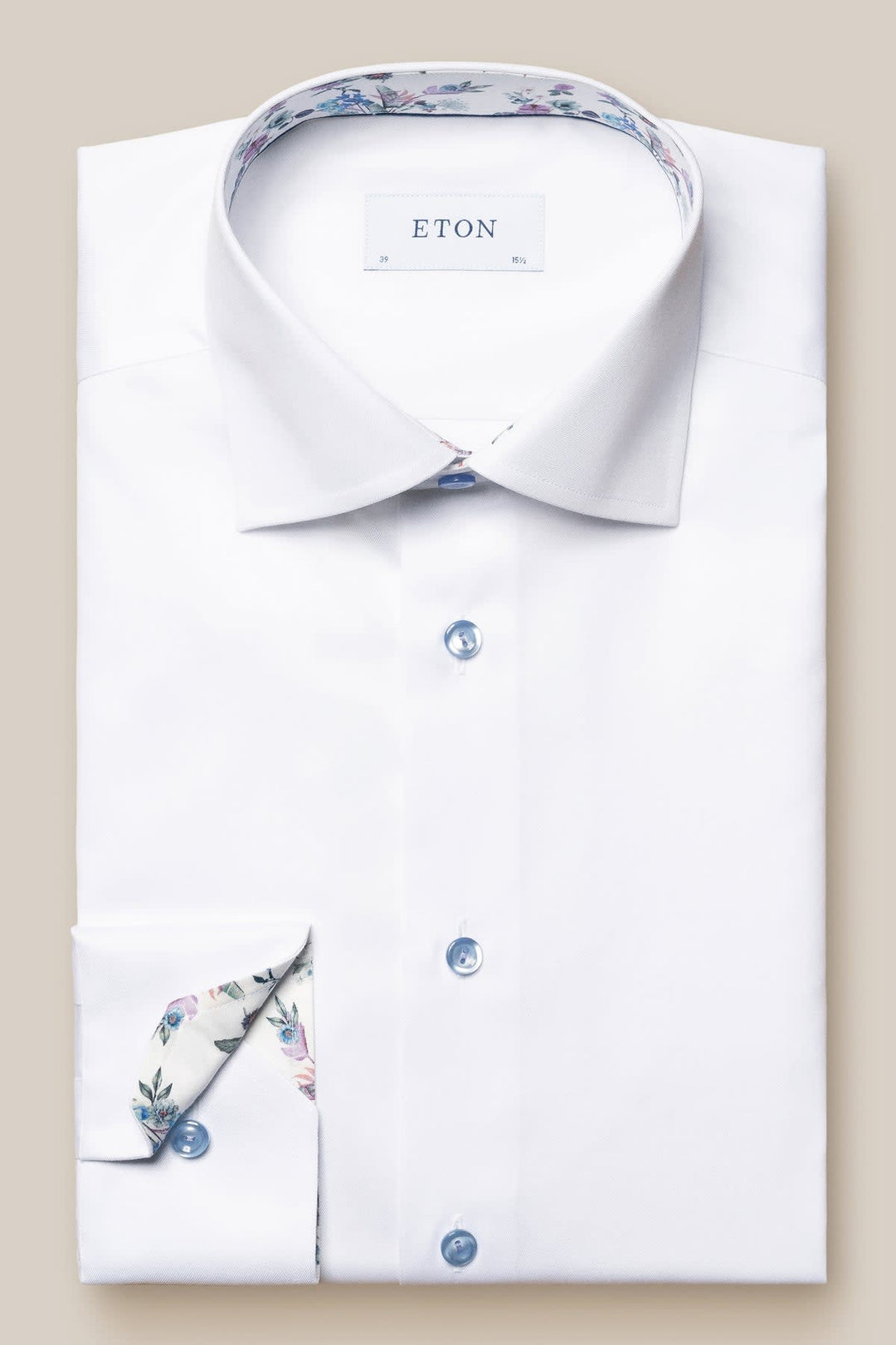Front view of a white Eton men&