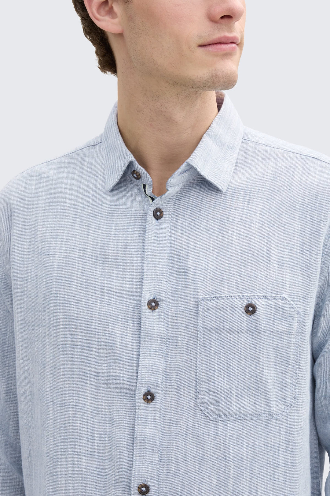 Front view of a blue Tom Tailor men&