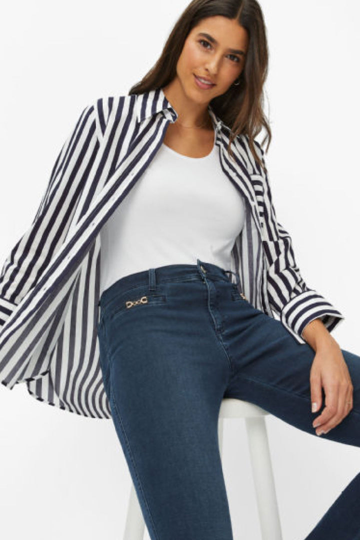 VIKI Striped Blouse