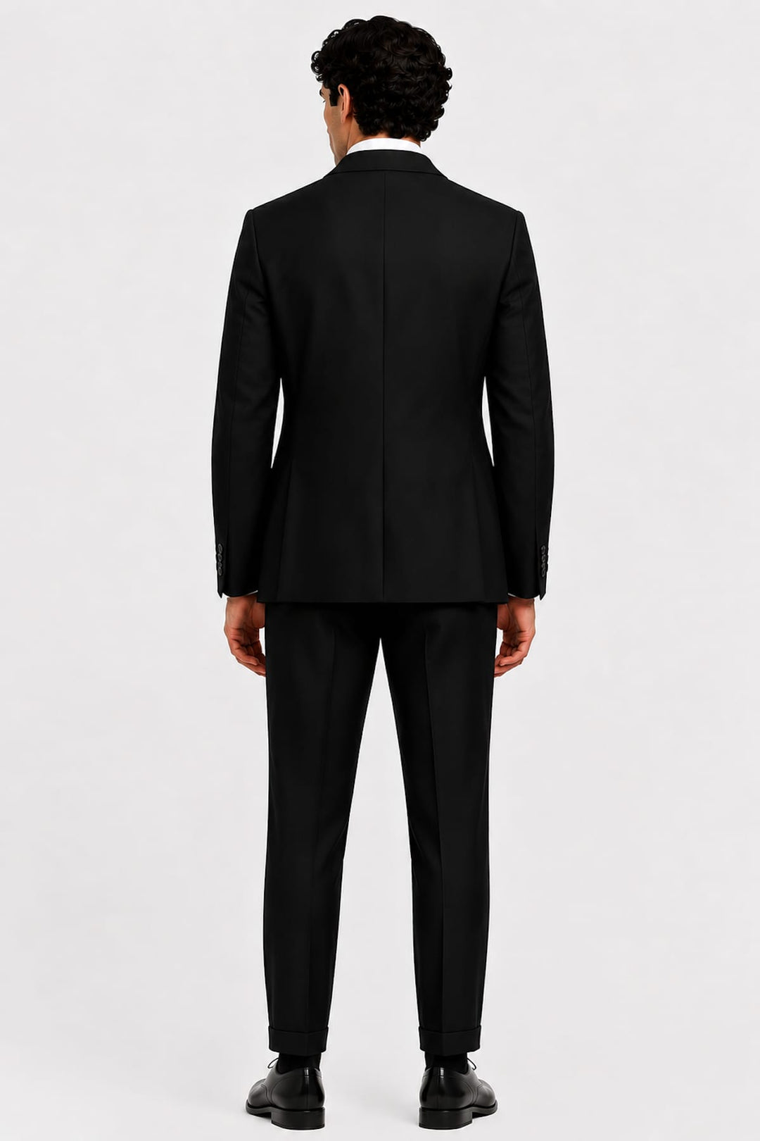 Full-front view of men&