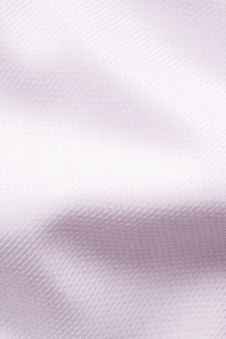 Chemise en coton lilas à effet texturé