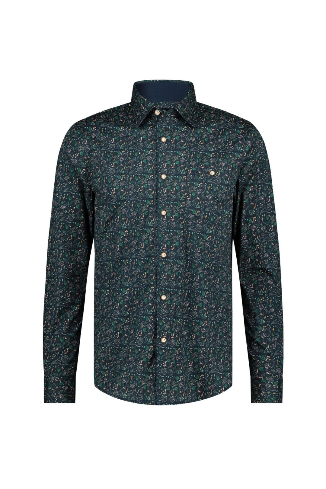 Tree leaf print shirt