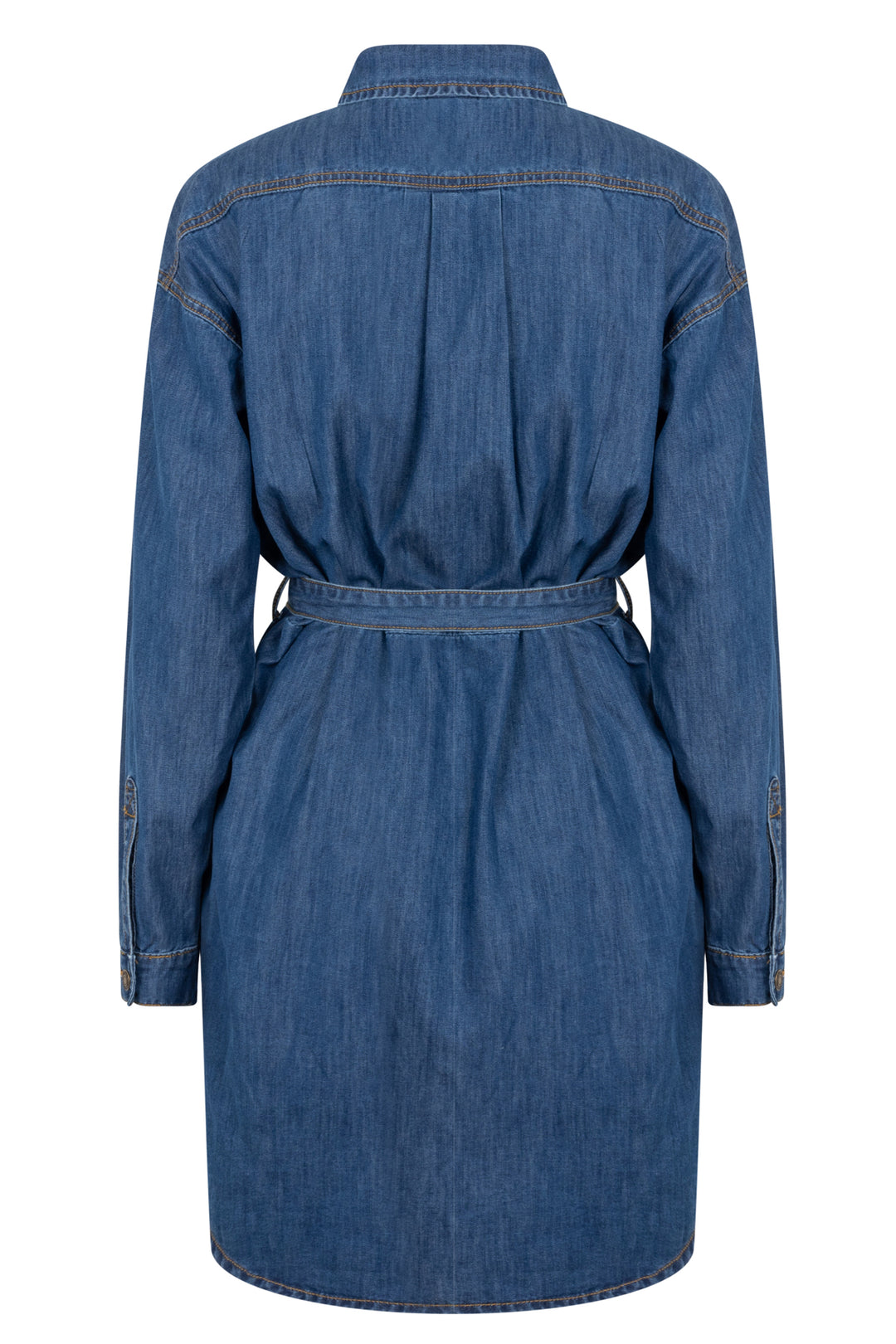 Denim shirt dress