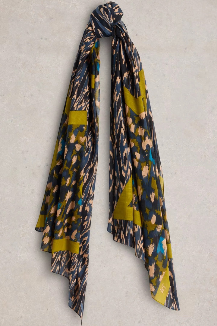 ABSTRACT STAR PRINT SCARF