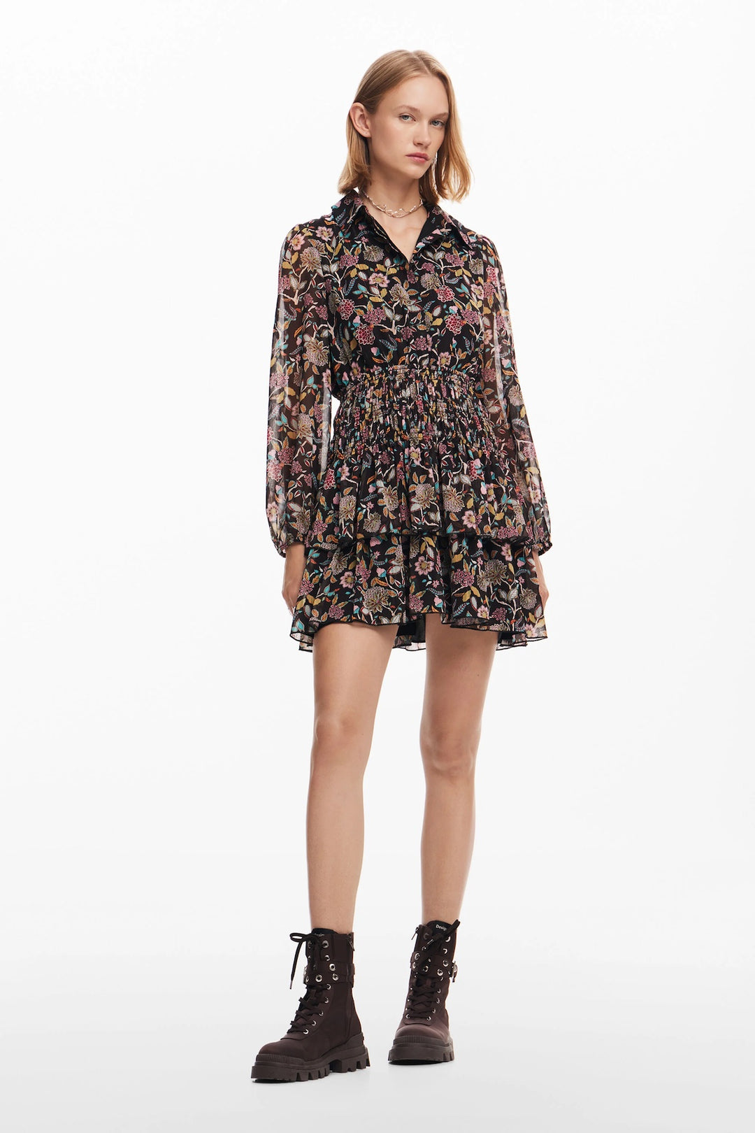 Short floral dress