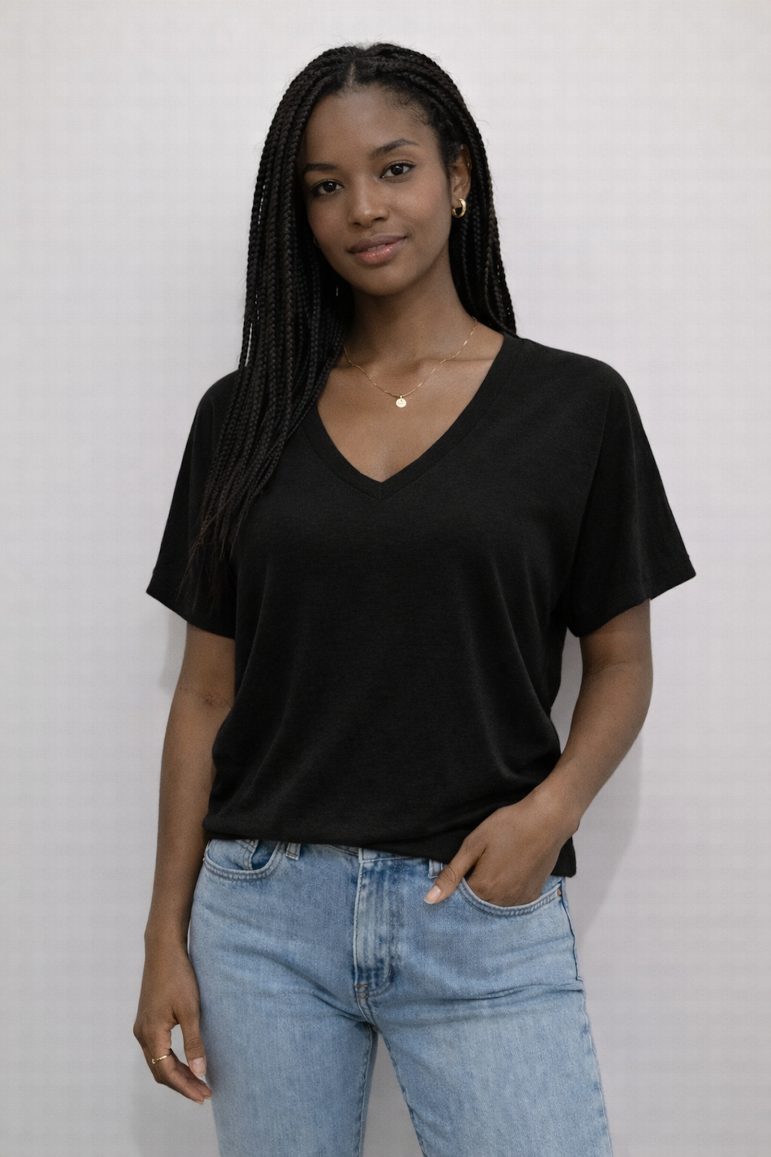 Sophia V-neck Short-Sleeve T-Shirt: A Must-Have