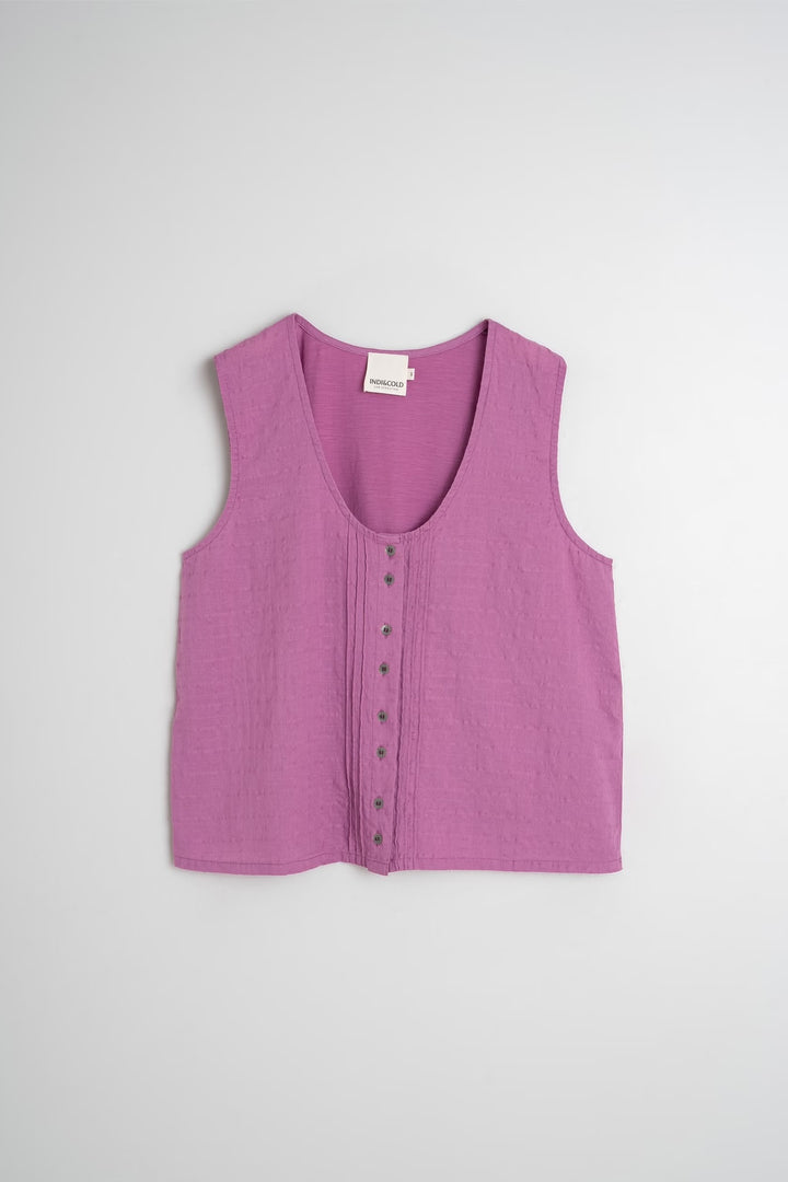 Washed effect combined camisole