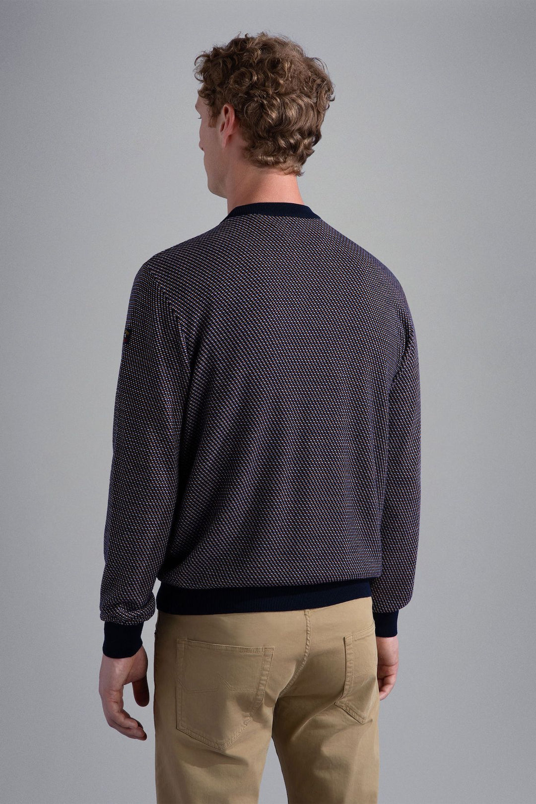 Textured wool sweater