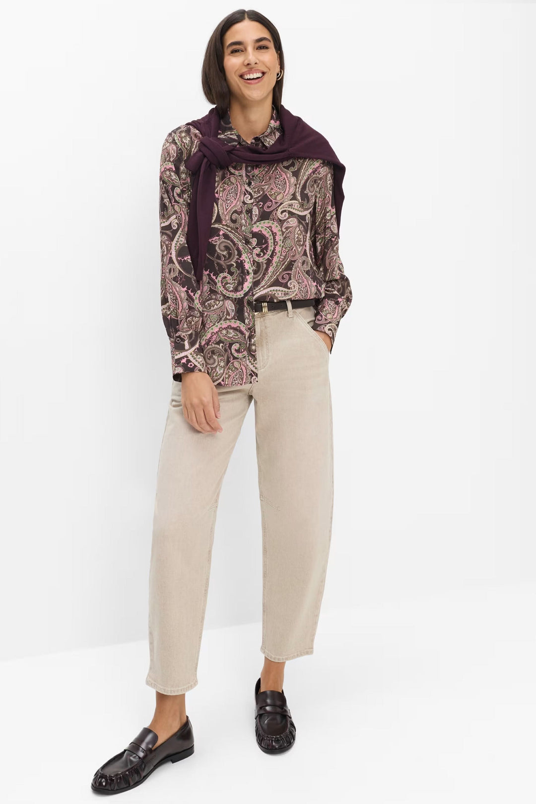 Chemise Vic à imprimé cachemire