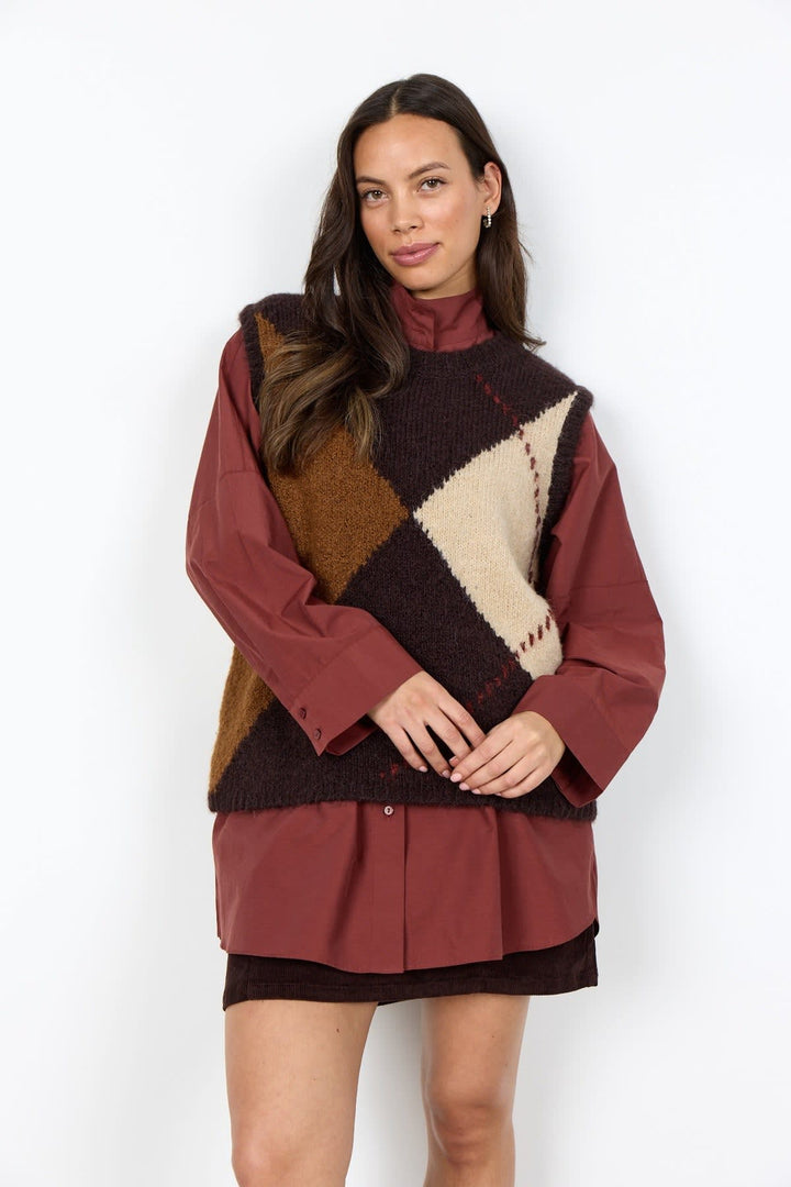Débardeur en tricot pour femme Soya Concept