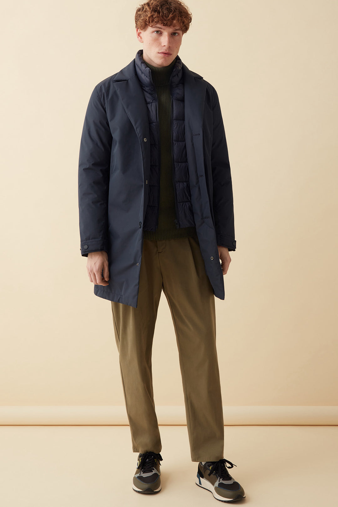 Manteau long "RECYCLED ESSENTIAL"