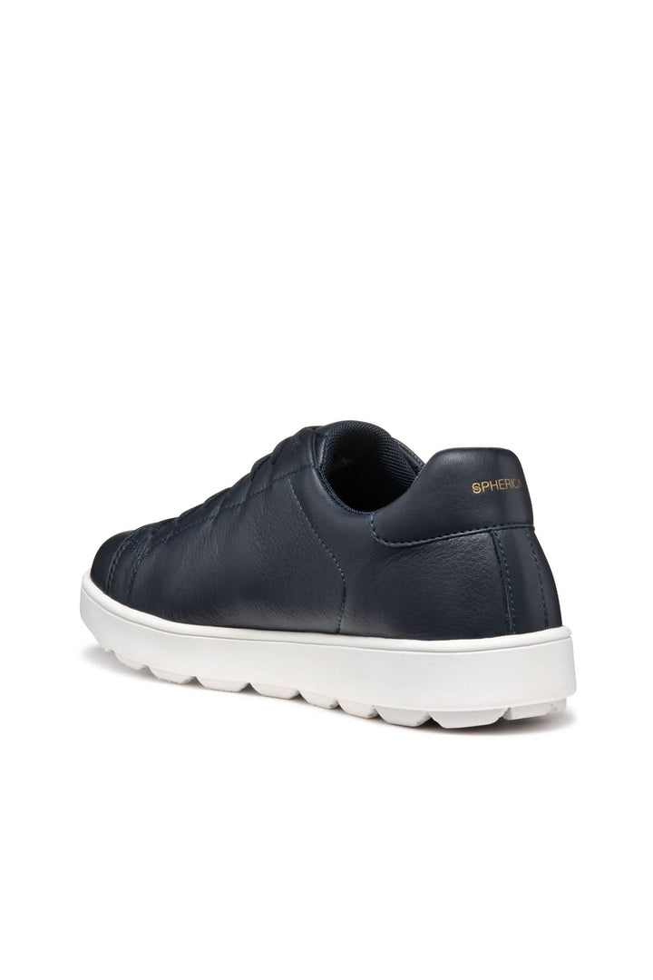 Sneakers en cuir lisse