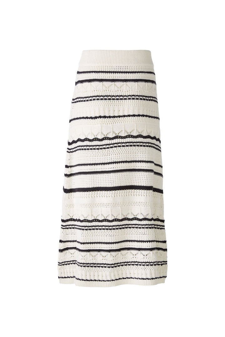 Midi skirt in pure cotton