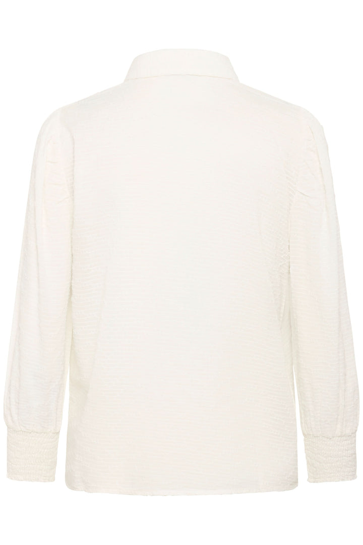 Chemise Penelope texturée à manches bouffantes