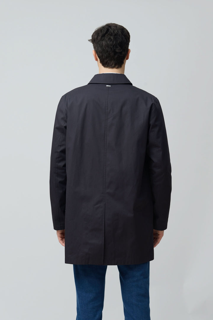 Impermeable en gabardine de coton