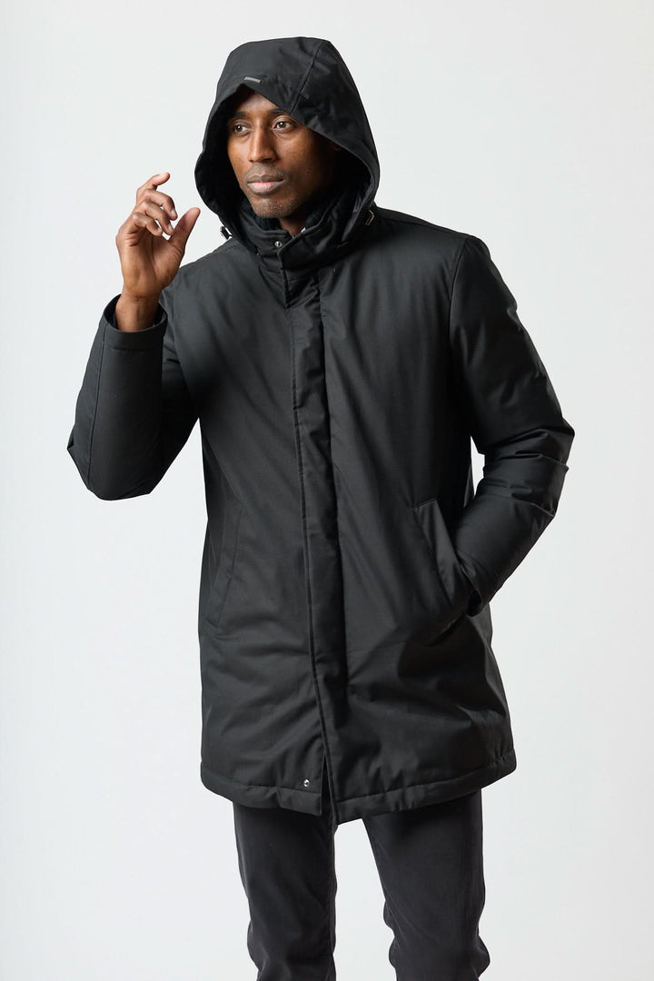Manteau mi-long en duvet
