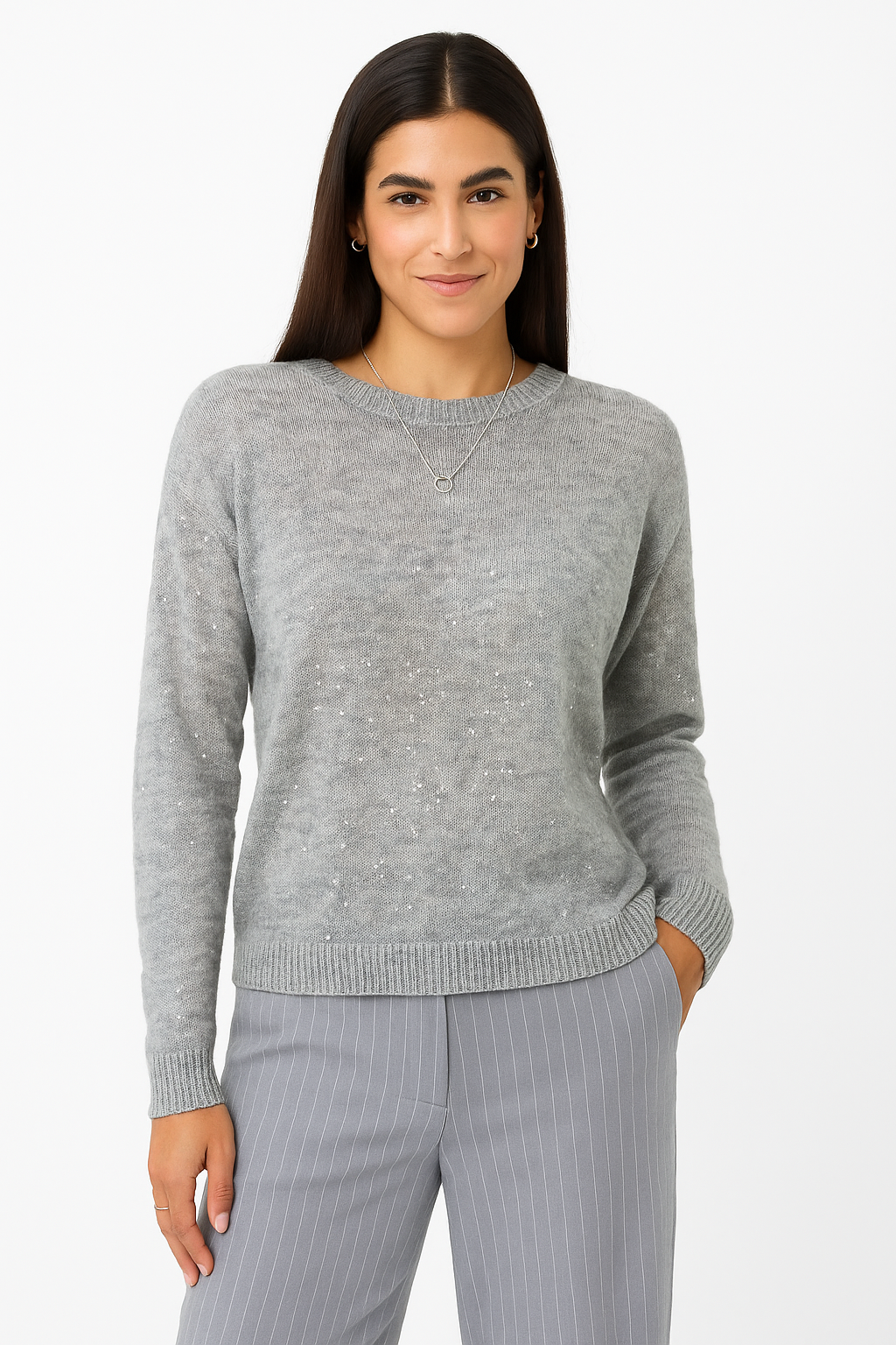 Knitwear with sparkling details