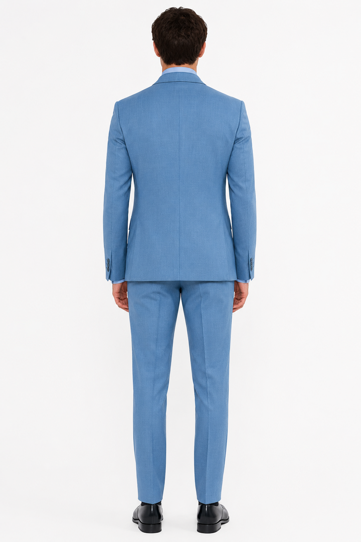 Essential stretch wool suit
