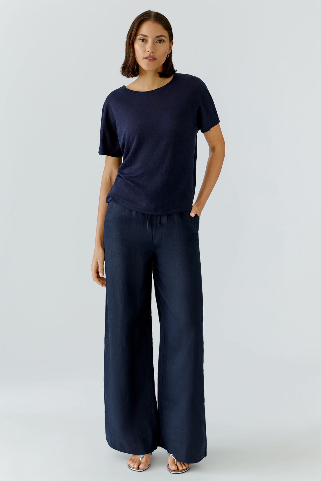 Chandail à manches courtes fluide