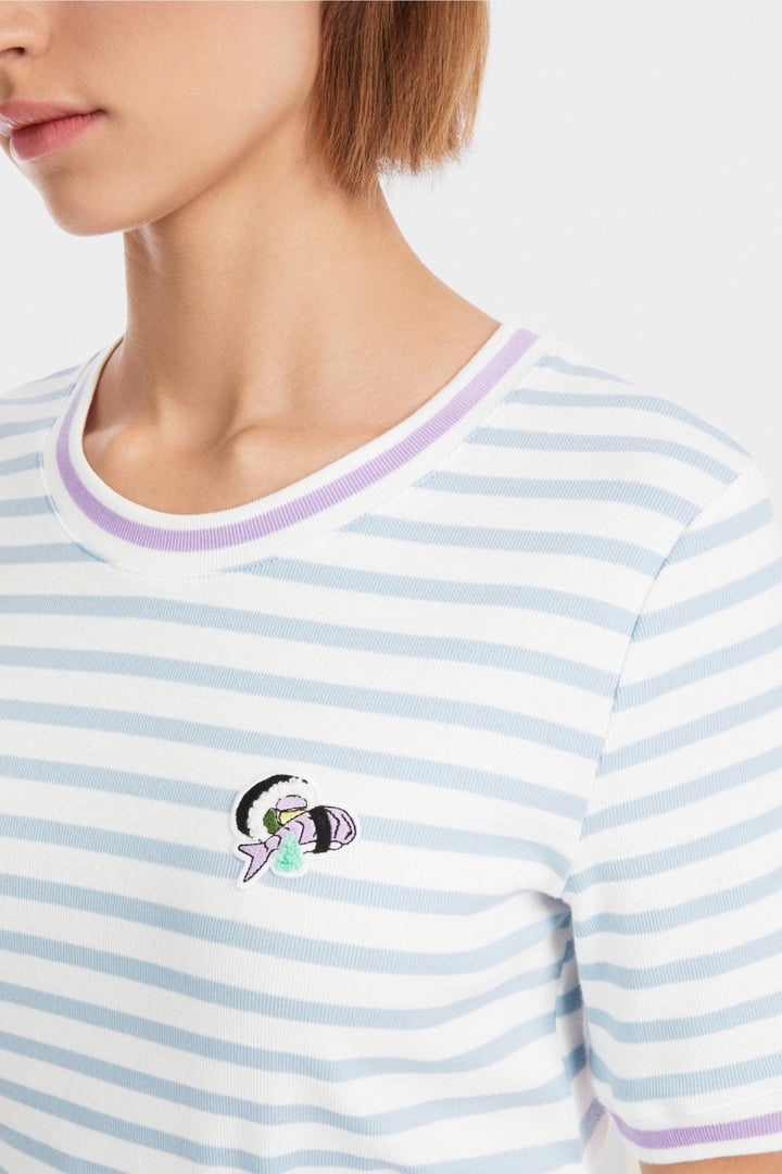 Striped sushi T-shirt