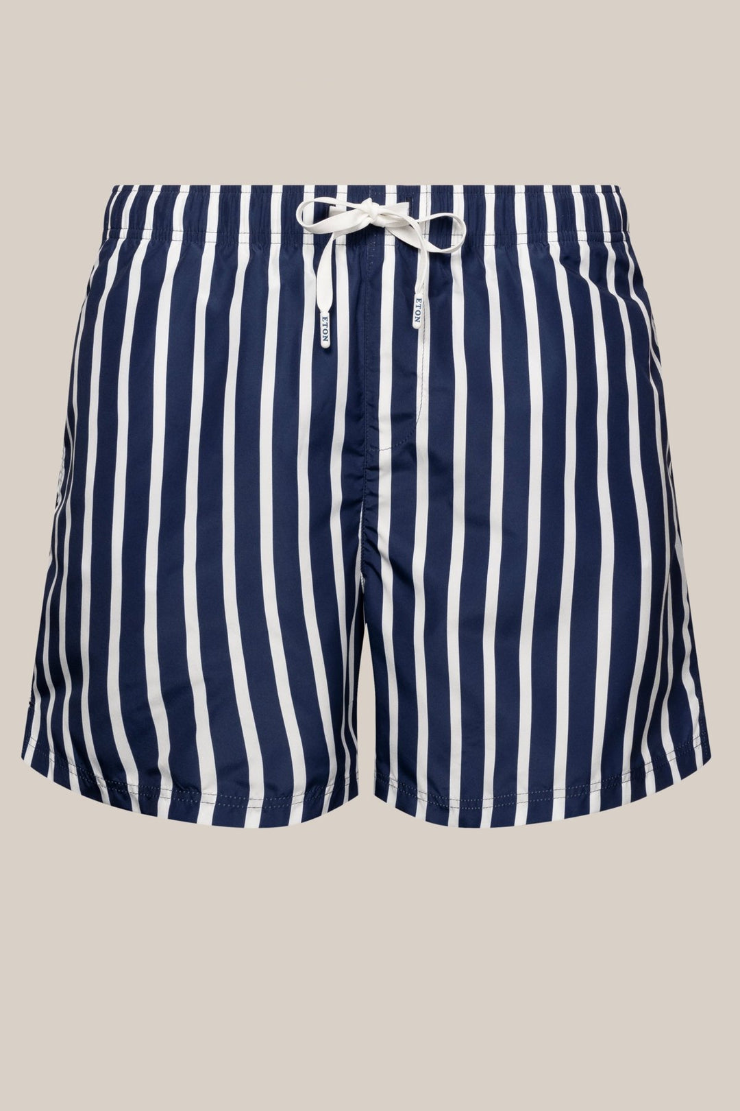 Navy striped swimsuit