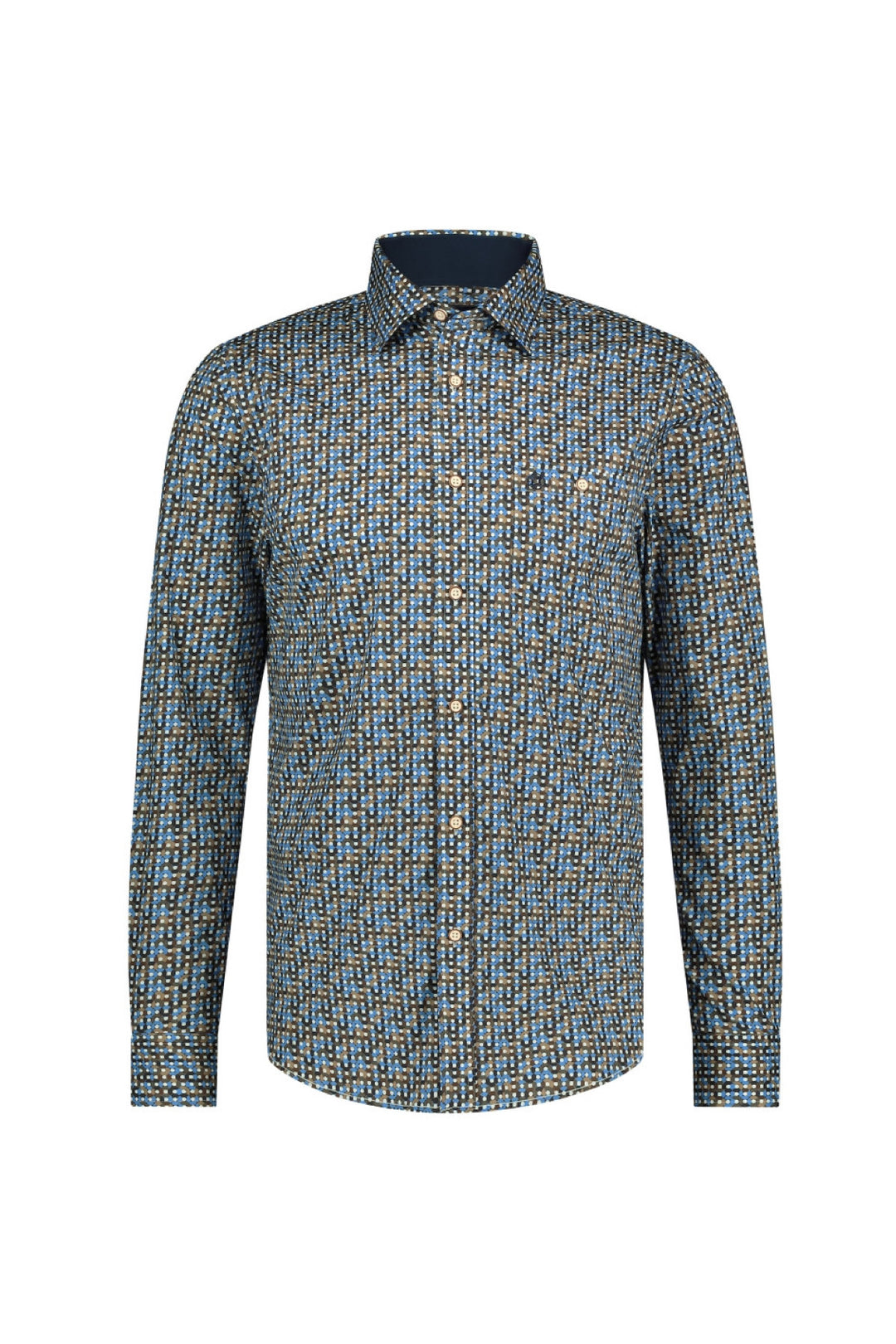 Shirt with picot print