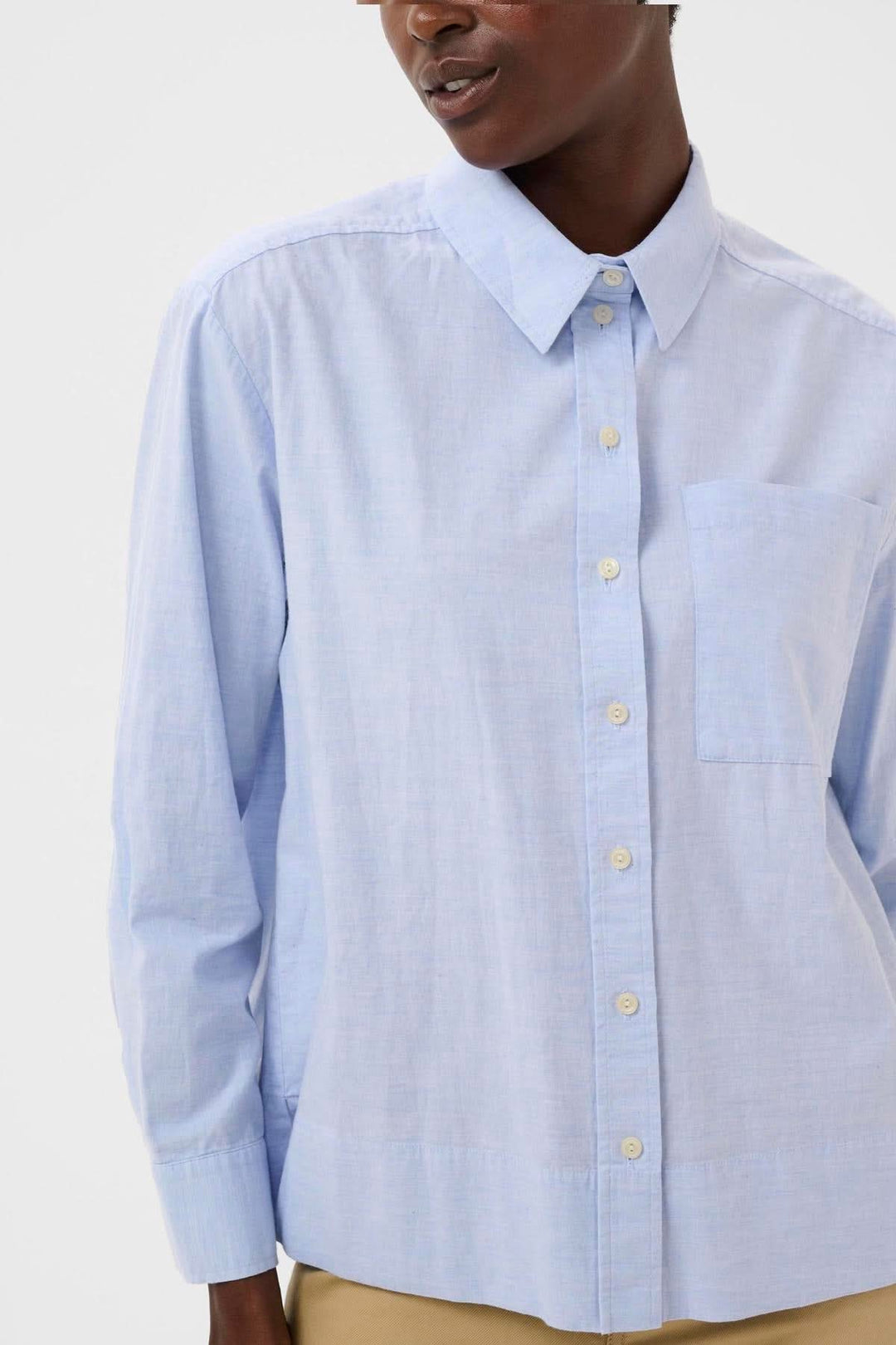 Chemise classique en popeline