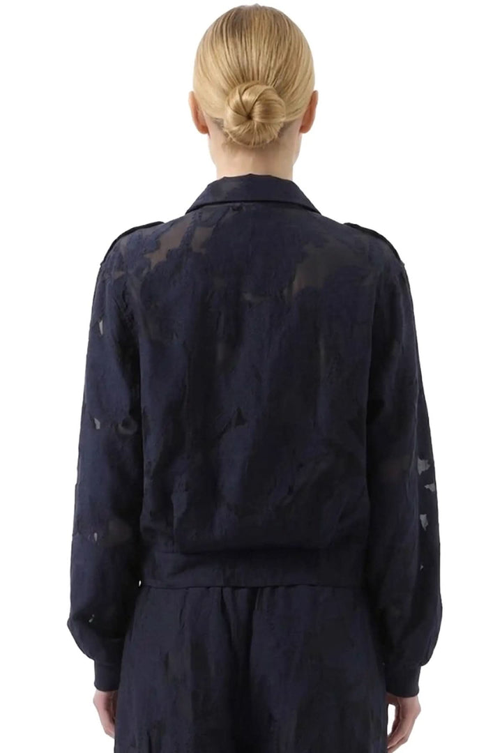 Veste légère texturée à poches