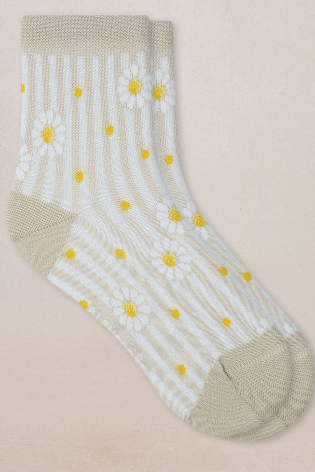 Chaussettes avec imprimé de marguerites