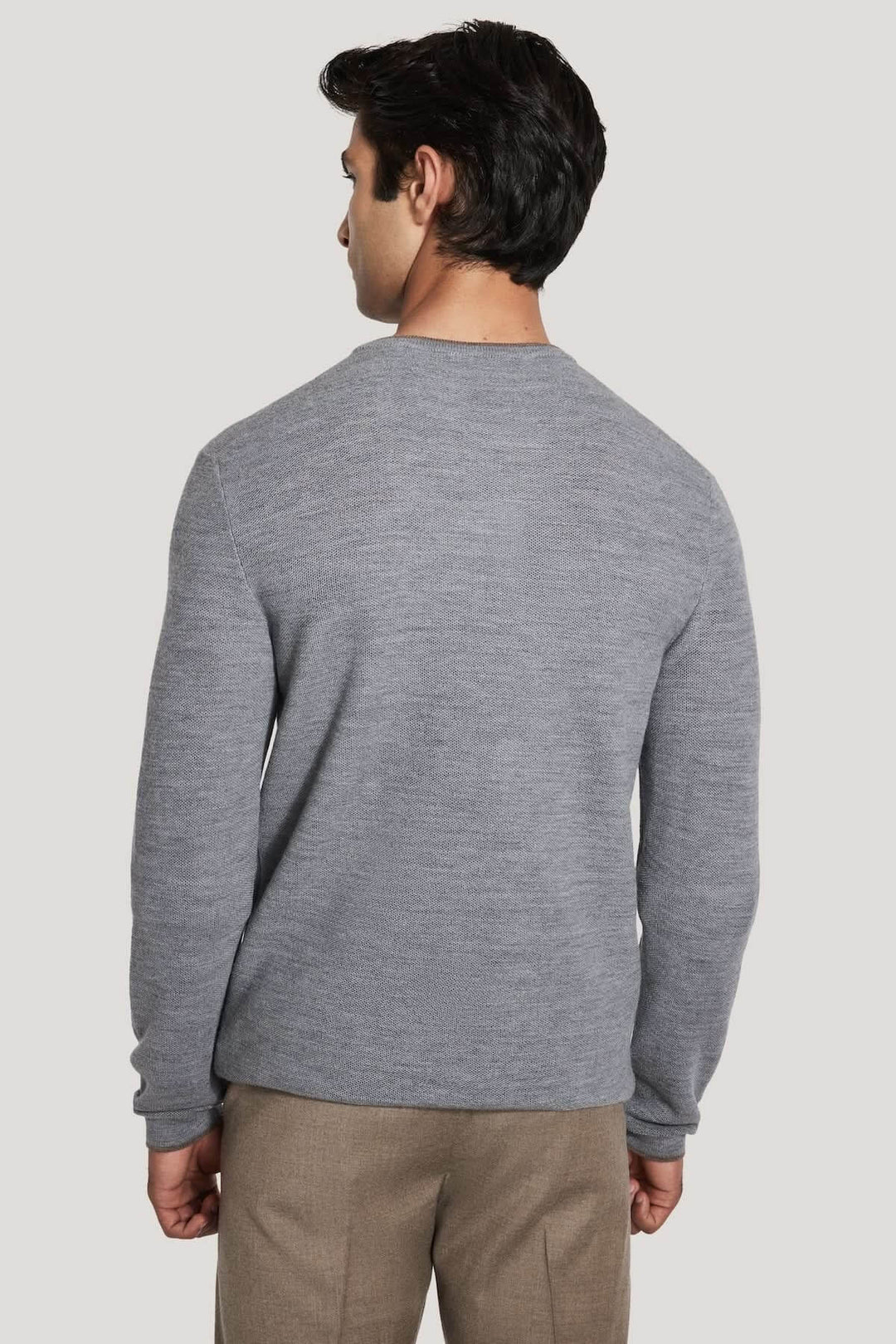 Belvedere crew neck wool sweater