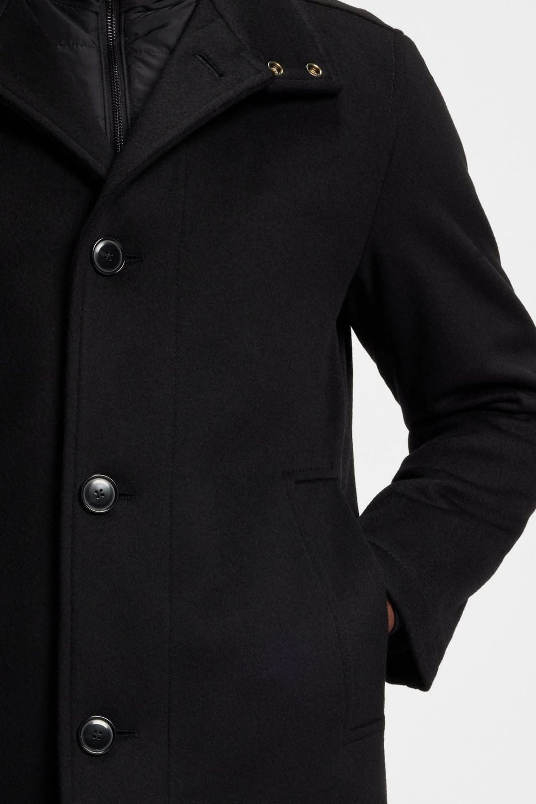 Manteau en laine et cachemire Coxtan
