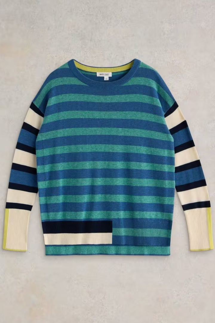 Olive Striped Sweater