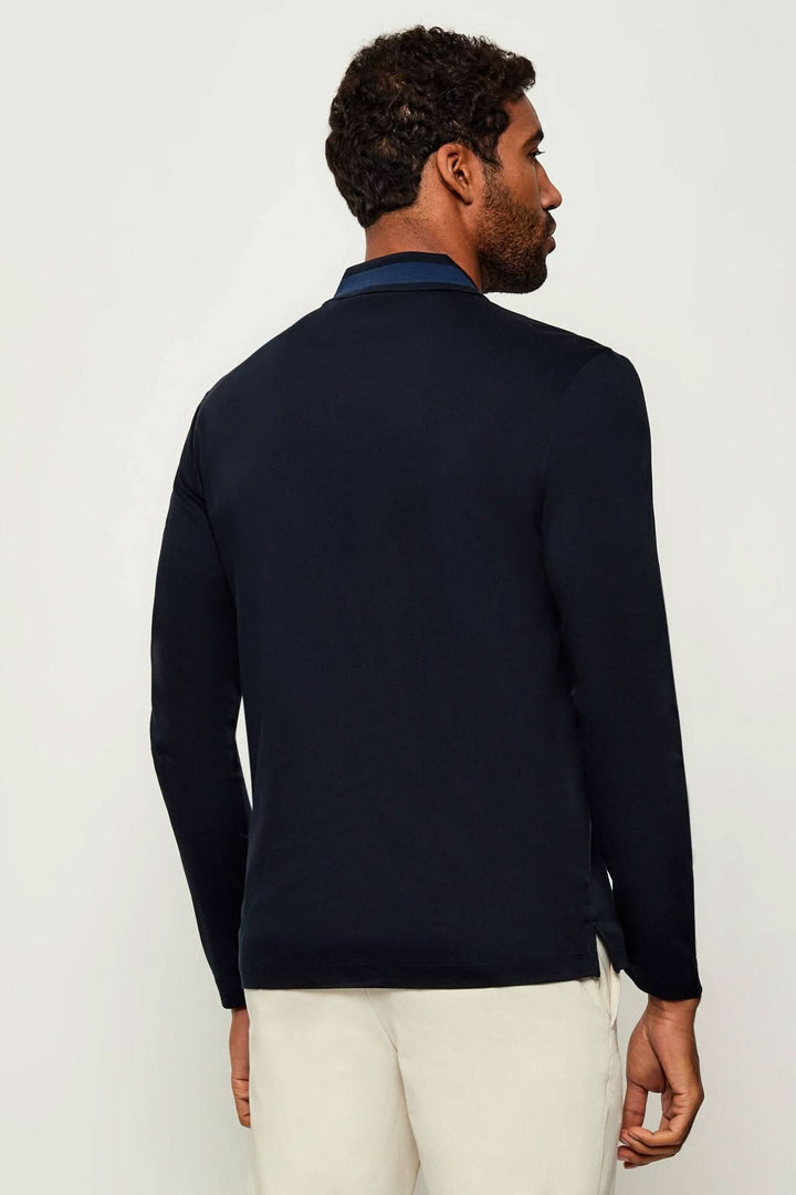 Polo slim fit à manches longues BOSS