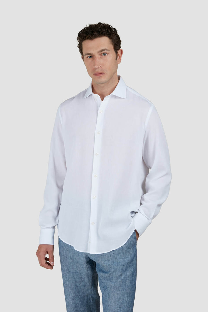 Chemise en coton texturé