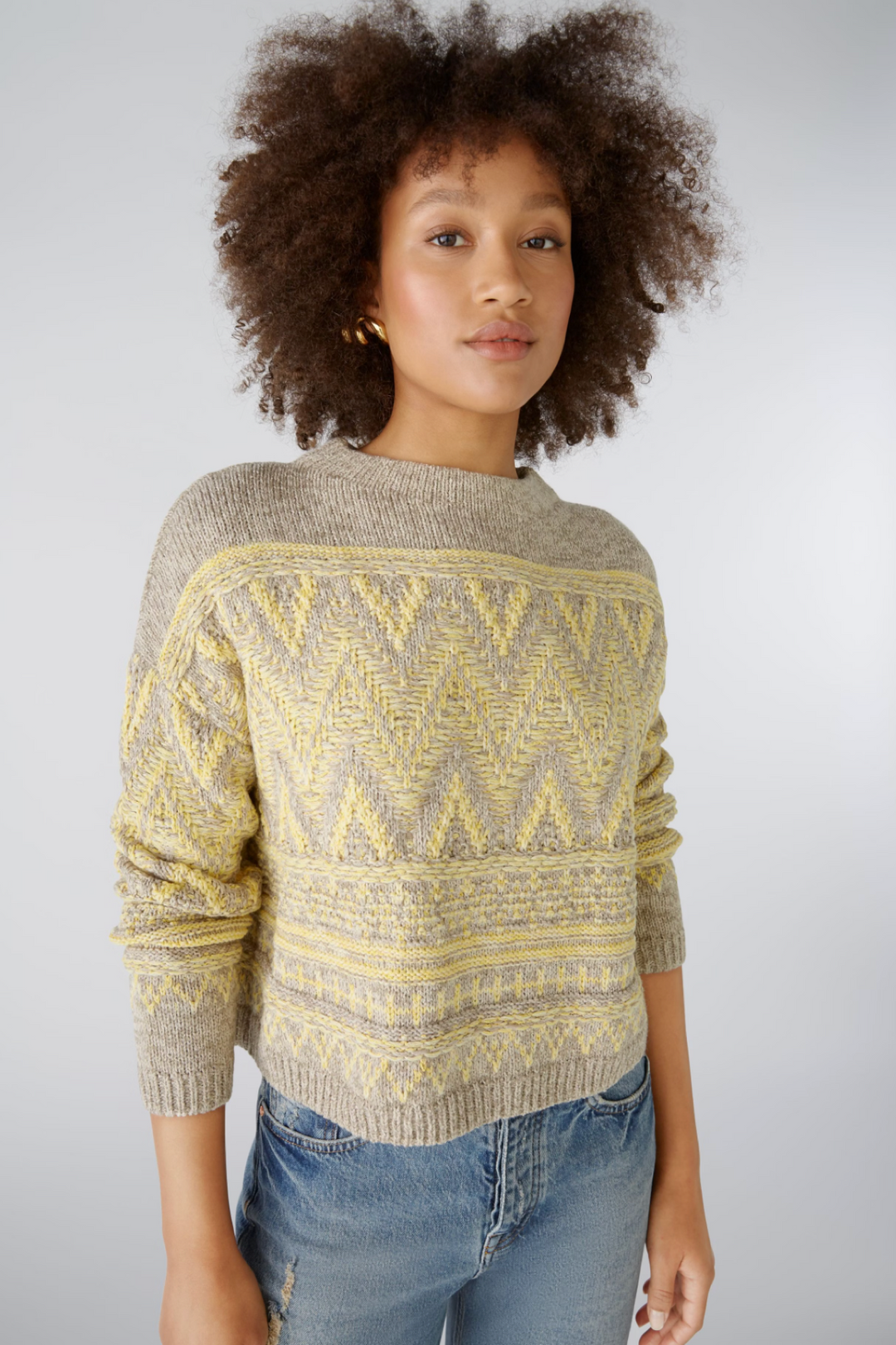 Cotton blend knit