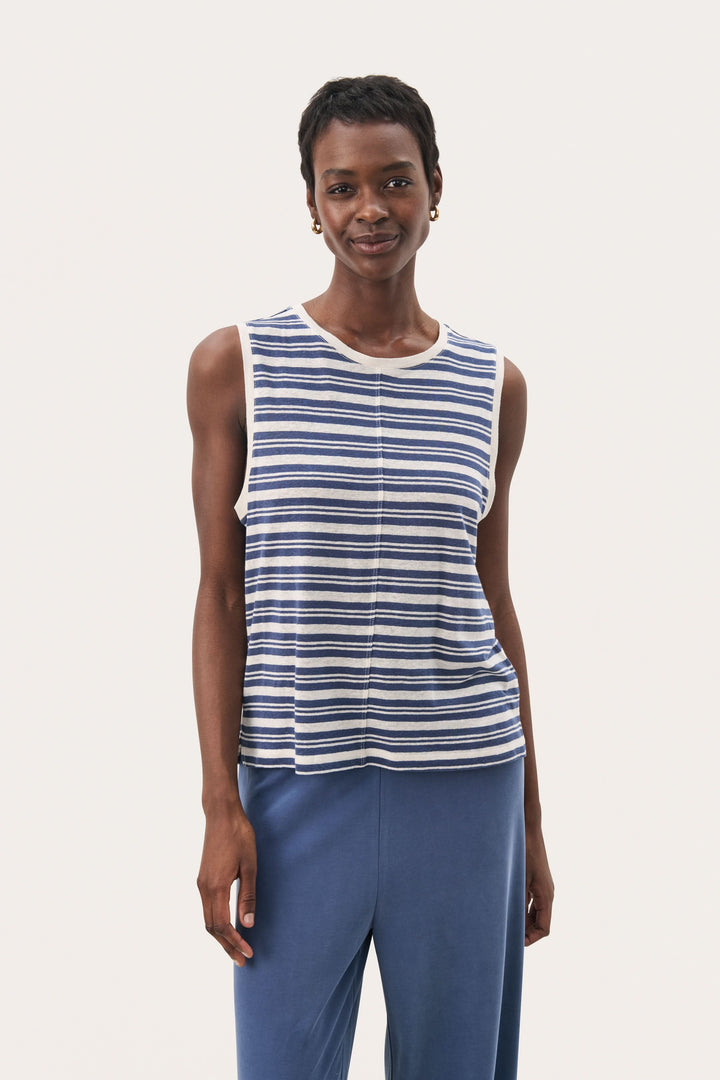 Rena striped top