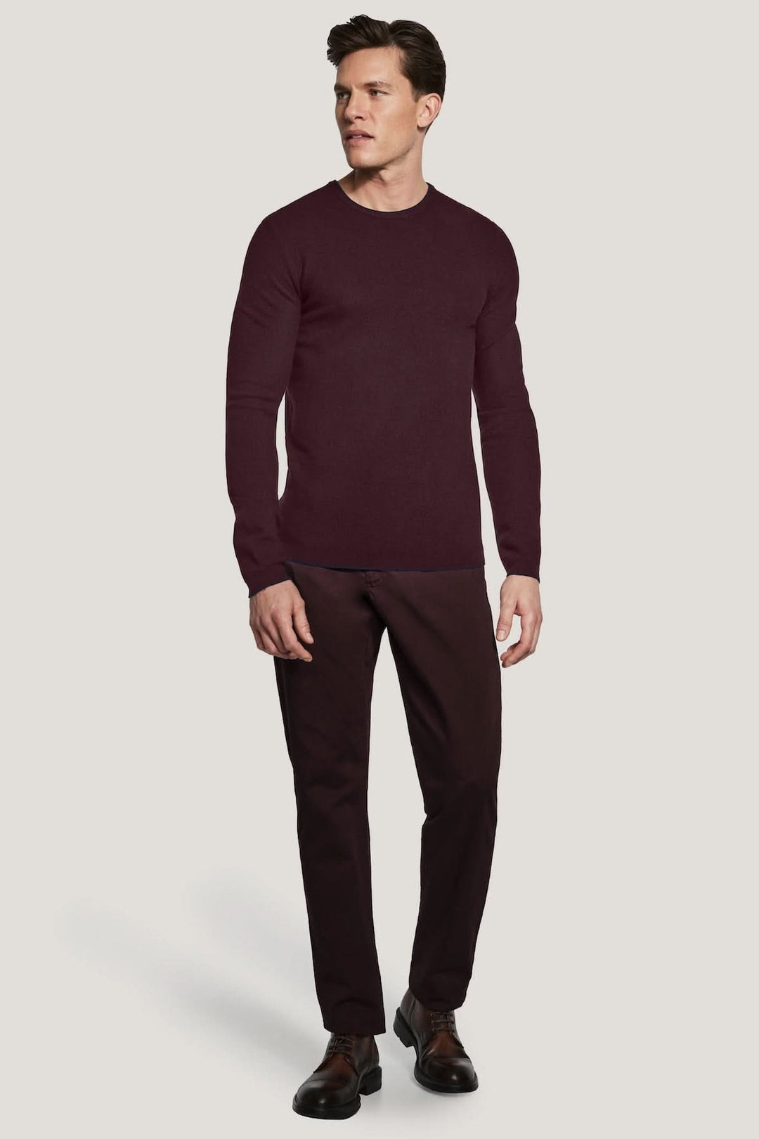 Belvedere crew neck wool sweater