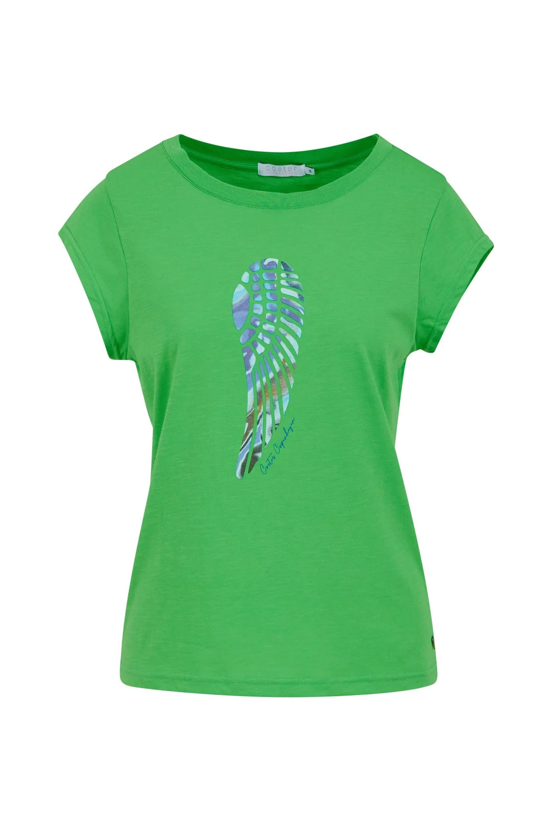 Feather print t-shirt